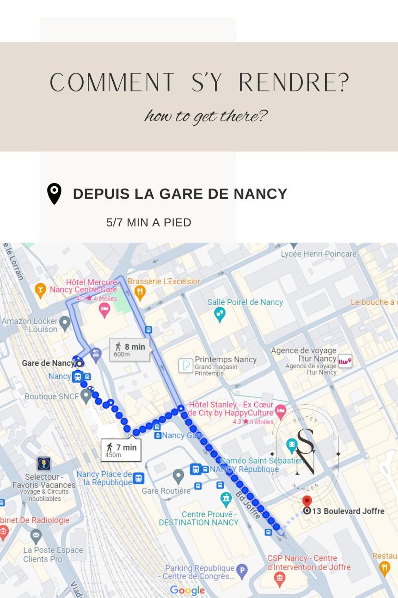 Apartament Vue Sur Le Palais - Nancy Gare Congres - Parking - T3 Zewnętrze zdjęcie