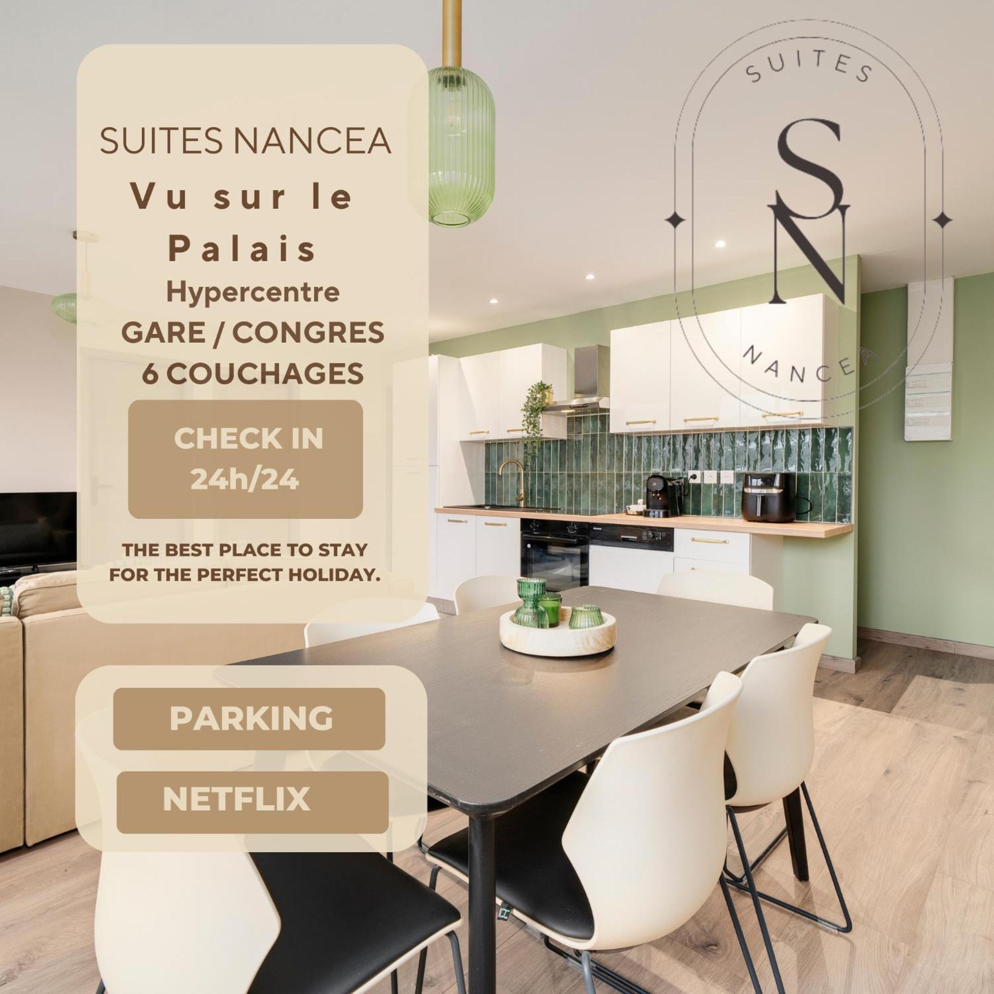 Apartament Vue Sur Le Palais - Nancy Gare Congres - Parking - T3 Zewnętrze zdjęcie